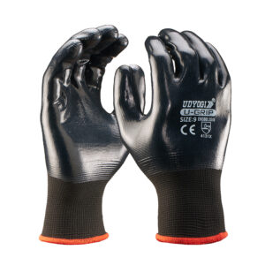 Udyogi NNC1510 Nitrile Coated Industrial Safety Hand Gloves